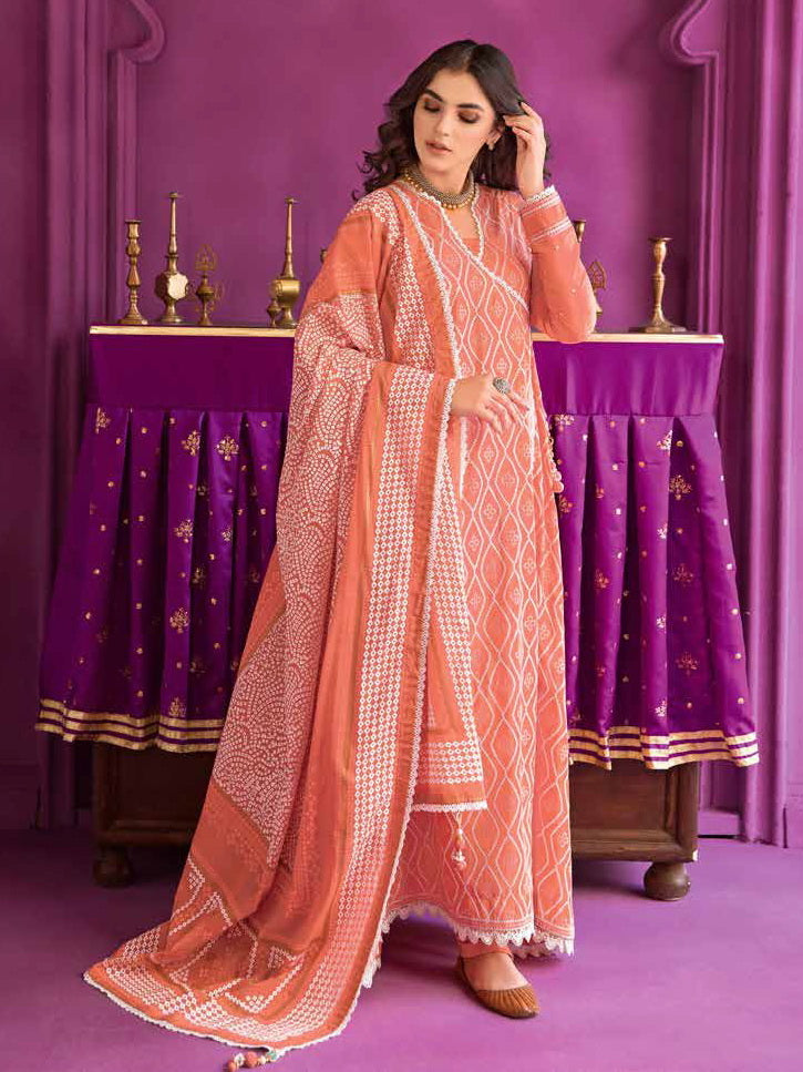 Chunri by Charizma Unstitched Embroidered Lawn 3 Piece Suit CHR26UCL CHN6-03 - Summer Collection