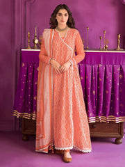 GulAhmed Chunri Embroidered Lawn Unstitched 3Pc Suit CL-22115