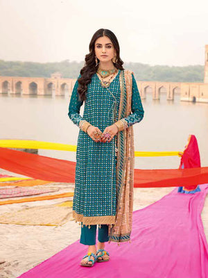 GulAhmed Chunri Printed Lawn Unstitched 3Pc Suit CL-22172 B