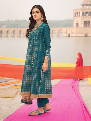 GulAhmed Chunri Printed Lawn Unstitched 3Pc Suit CL-22172 B