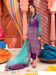 GulAhmed Chunri Printed Lawn Unstitched 3Pc Suit CL-22212 B