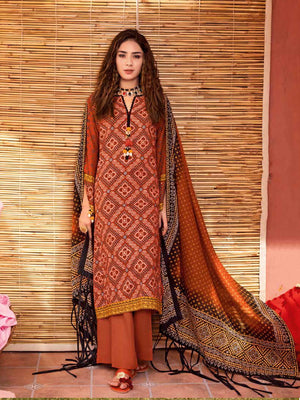 GulAhmed Chunri Printed Lawn Unstitched 3Pc Suit CL-32055 B