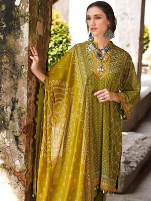 GulAhmed Chunri Printed Lawn Unstitched 3Pc Suit CL-32092 A