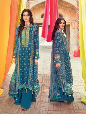 GulAhmed Chunri Printed Lawn Unstitched 3Pc Suit CL-32093 A