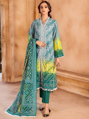 GulAhmed Chunri Printed Lawn Unstitched 3Pc Suit CL-32097 B