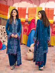 GulAhmed Chunri Printed Lawn Unstitched 3Pc Suit CL-32101 B
