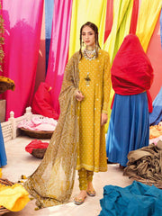 GulAhmed Chunri Printed Lawn Unstitched 3Pc Suit CL-32126 B