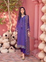 GulAhmed Chunri Printed Lawn Unstitched 3Pc Suit CL-32140 B