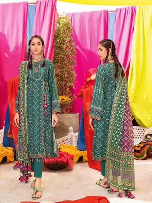 GulAhmed Chunri Printed Lawn Unstitched 3Pc Suit CL-32141 A