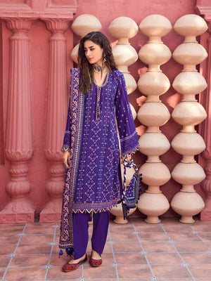 GulAhmed Chunri Printed Lawn Unstitched 3Pc Suit CL-32141 B