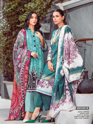 GulAhmed Summer Essential Lawn Unstitched Printed 3Pc Suit CL-32155