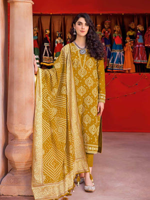 GulAhmed Chunri Embroidered Lawn Unstitched 3Pc Suit CL-32165