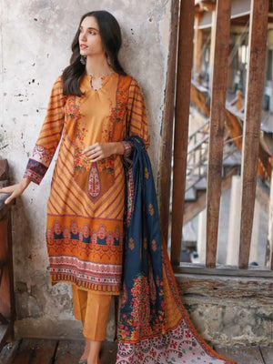 GulAhmed Summer Essential Lawn Unstitched Printed 3Pc Suit CL-32177