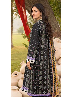 GulAhmed Chunri Printed Lawn Unstitched 3Pc Suit CL-32180 A