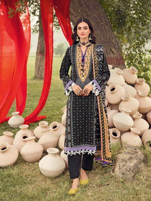 GulAhmed Chunri Printed Lawn Unstitched 3Pc Suit CL-32180 A