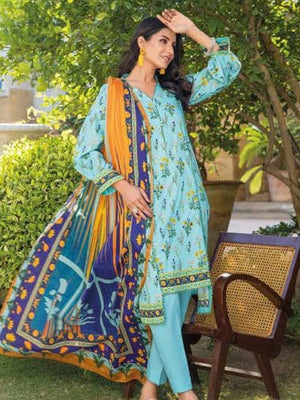 GulAhmed Summer Essential Lawn Unstitched Printed 3Pc Suit CL-32208