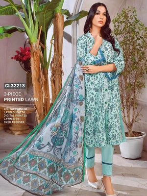 GulAhmed Summer Essential Lawn Unstitched Printed 3Pc Suit CL-32213