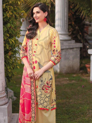 GulAhmed Summer Essential Lawn Unstitched Printed 3Pc Suit CL-32245