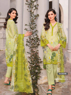 GulAhmed Summer Essential Lawn Unstitched Printed 3Pc Suit CL-32246
