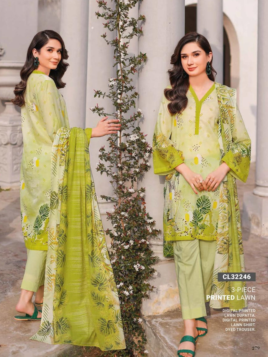 GulAhmed Summer Essential Lawn Unstitched Printed 3Pc Suit CL-32246