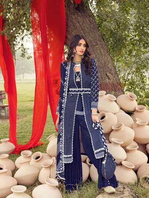 GulAhmed Chunri Printed Lawn Unstitched 3Pc Suit CL-32255 B