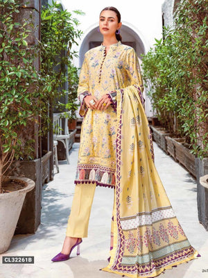 GulAhmed Summer Essential Lawn Unstitched Printed 3Pc Suit CL-32261B