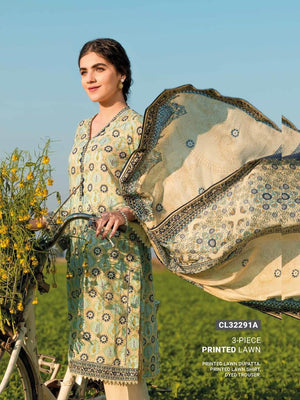 GulAhmed Summer Essential Lawn Unstitched Printed 3Pc Suit CL-32291A