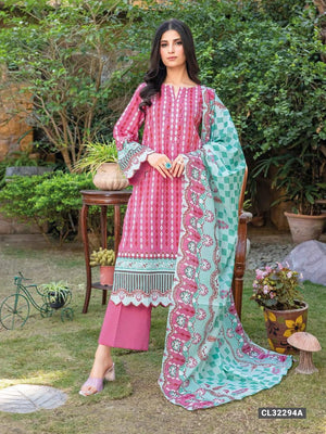 GulAhmed Summer Essential Lawn Unstitched Printed 3Pc Suit CL-32294A