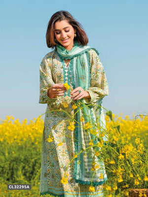 GulAhmed Summer Essential Lawn Unstitched Printed 3Pc Suit CL-32295A