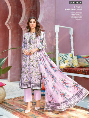 GulAhmed Summer Essential Lawn Unstitched Printed 3Pc Suit CL-32357A