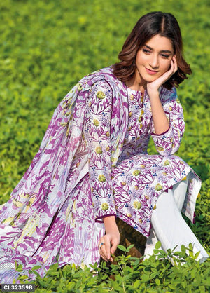 GulAhmed Summer Essential Lawn Unstitched Printed 3Pc Suit CL-32359B