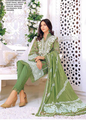 GulAhmed Summer Essential Lawn Unstitched Printed 3Pc Suit CL-32375