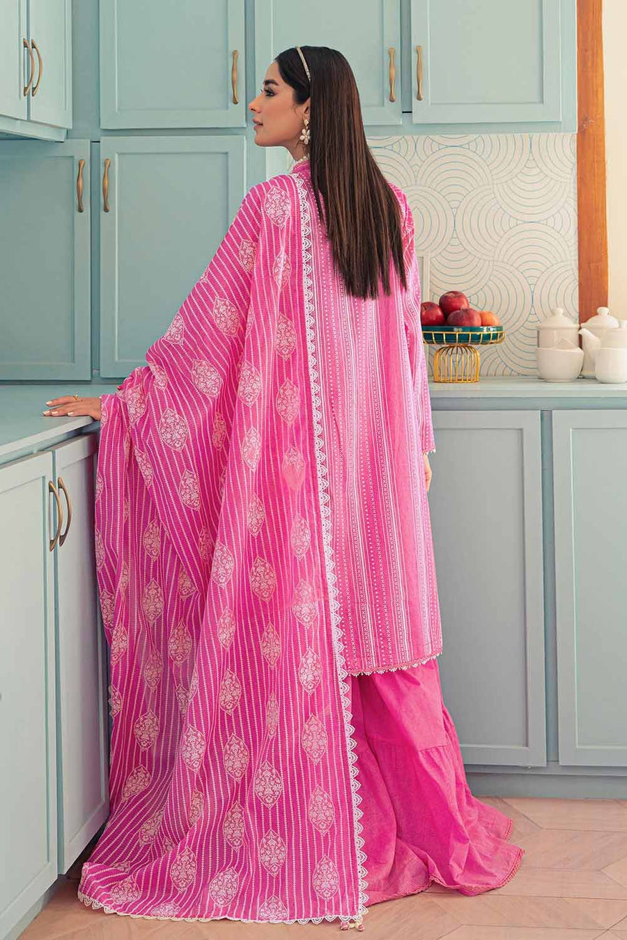 Gul Ahmed Festive Eid Printed Lawn Unstitched 3Pc Suit CL-32411