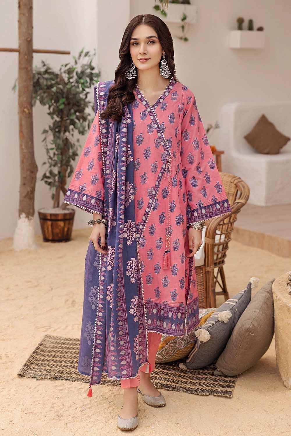 Gul Ahmed Festive Eid Printed Lawn Unstitched 3Pc Suit CL-32417