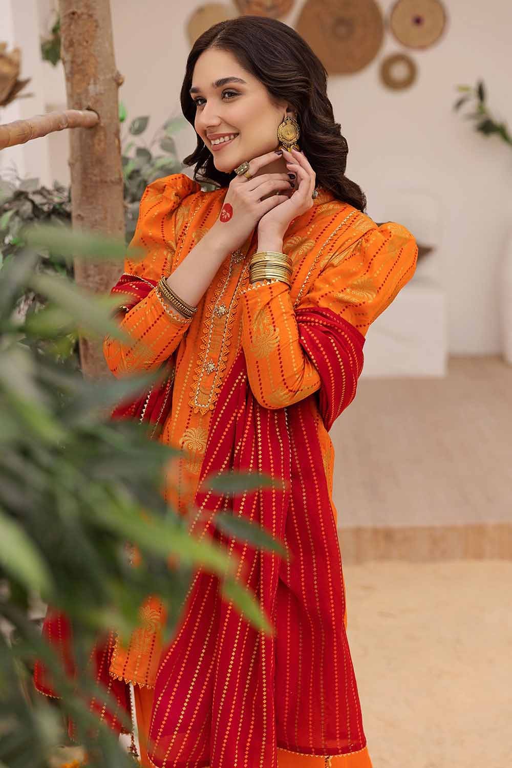 Gul Ahmed Festive Eid Printed Lawn Unstitched 3Pc Suit CL-32422
