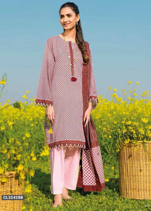 GulAhmed Summer Essential Lawn Unstitched Printed 3Pc Suit CL-32428B