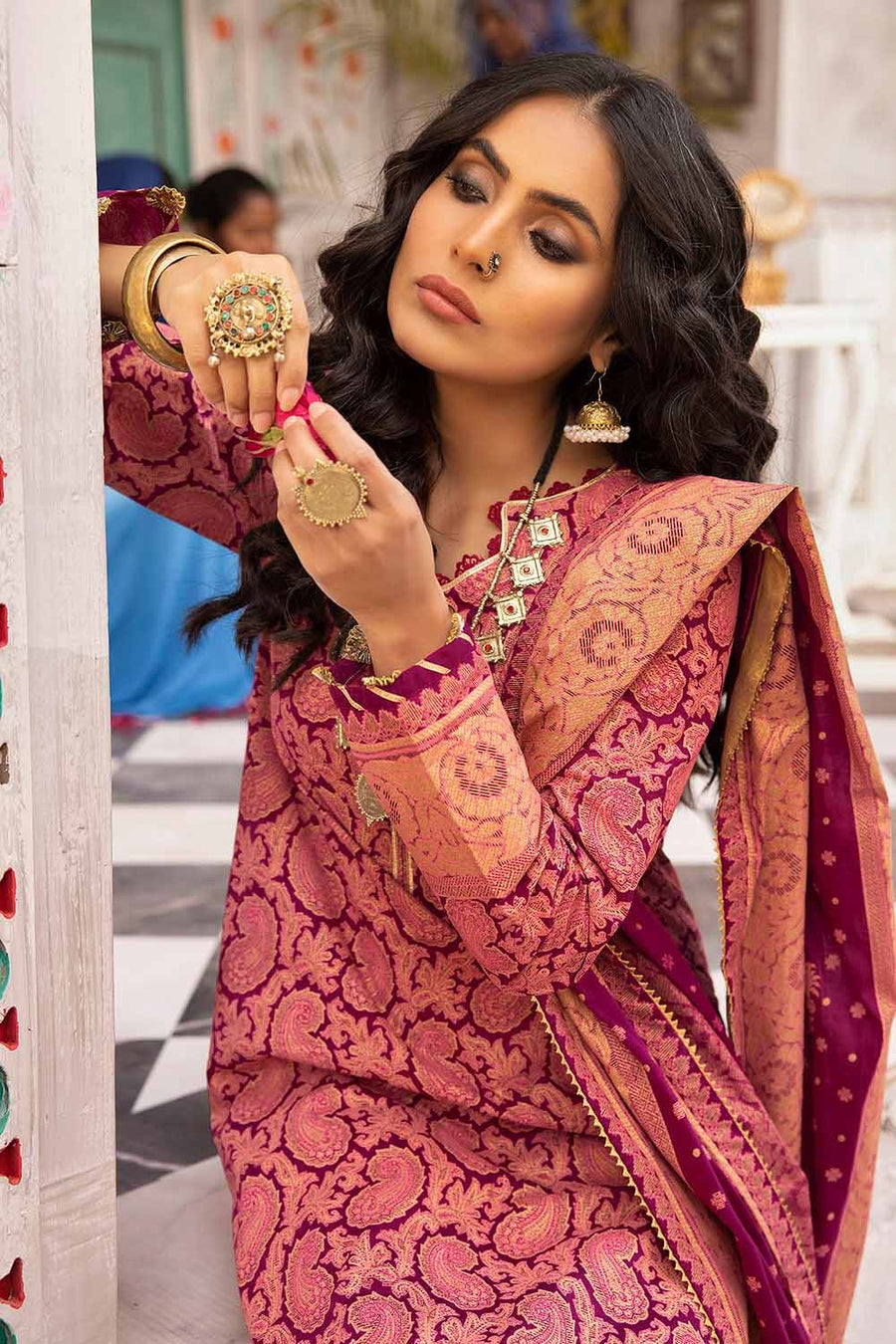 Gul Ahmed Festive Eid Printed Lawn Unstitched 3Pc Suit CL-32533 A