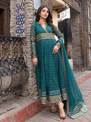 Charizma Aarzo Unstitched Embroidered Luxury Fancy 3Pc Suit CLC-01