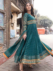 Charizma Aarzo Unstitched Embroidered Luxury Fancy 3Pc Suit CLC-01