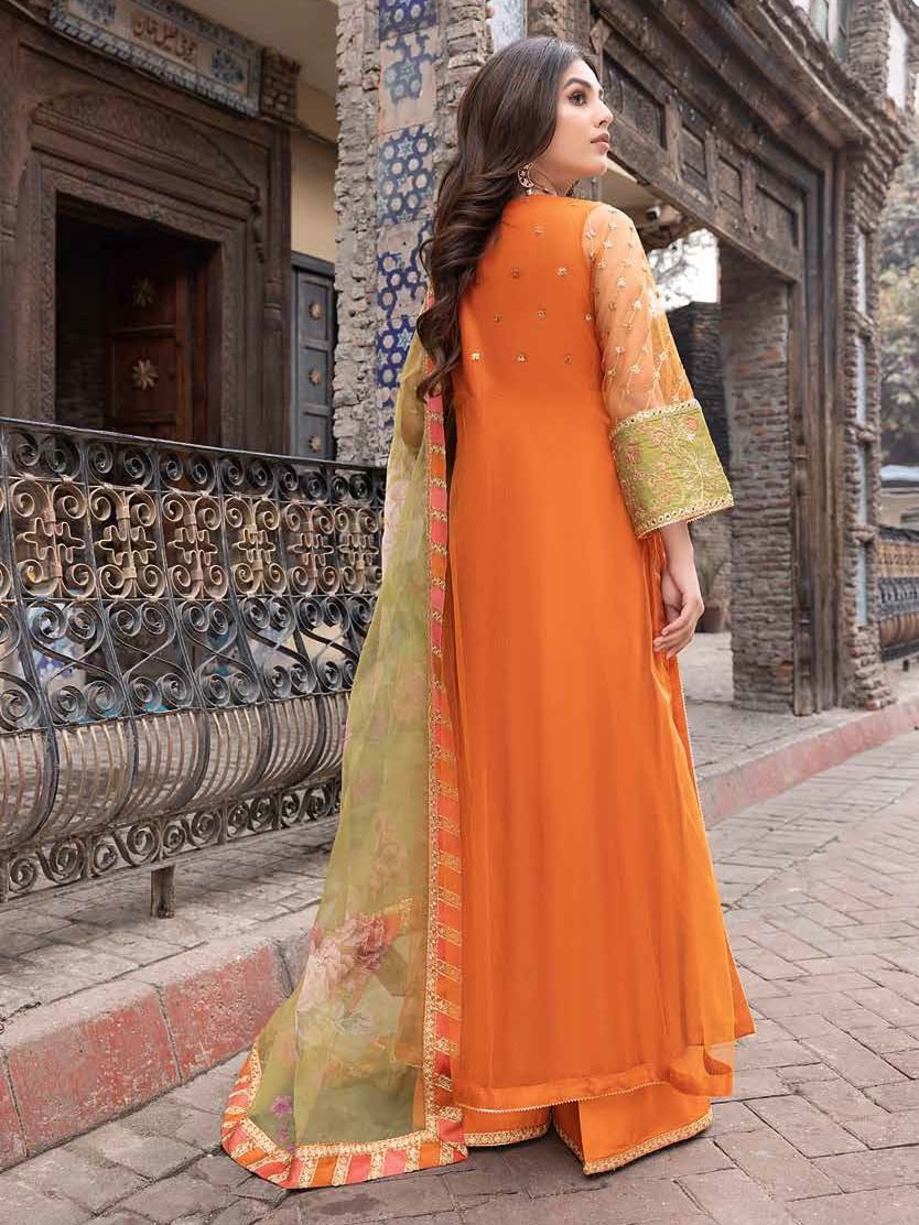 Charizma Aarzo Unstitched Embroidered Luxury Fancy 3Pc Suit CLC-02