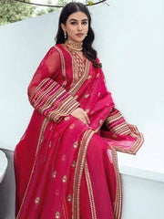 Charizma Aarzo Unstitched Embroidered Luxury Fancy 3Pc Suit CLC-04