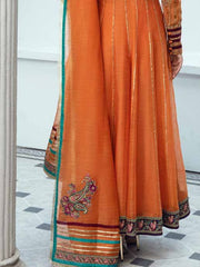 Charizma Aarzo Unstitched Embroidered Luxury Fancy 3Pc Suit CLC-06