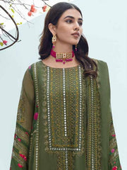 Charizma Aarzo Unstitched Embroidered Luxury Fancy 3Pc Suit CLC-07