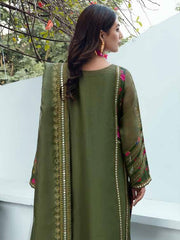 Charizma Aarzo Unstitched Embroidered Luxury Fancy 3Pc Suit CLC-07