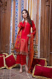 Charizma Signature Unstitched Embroidered Leather Jacquard 3Pc CLJ-13