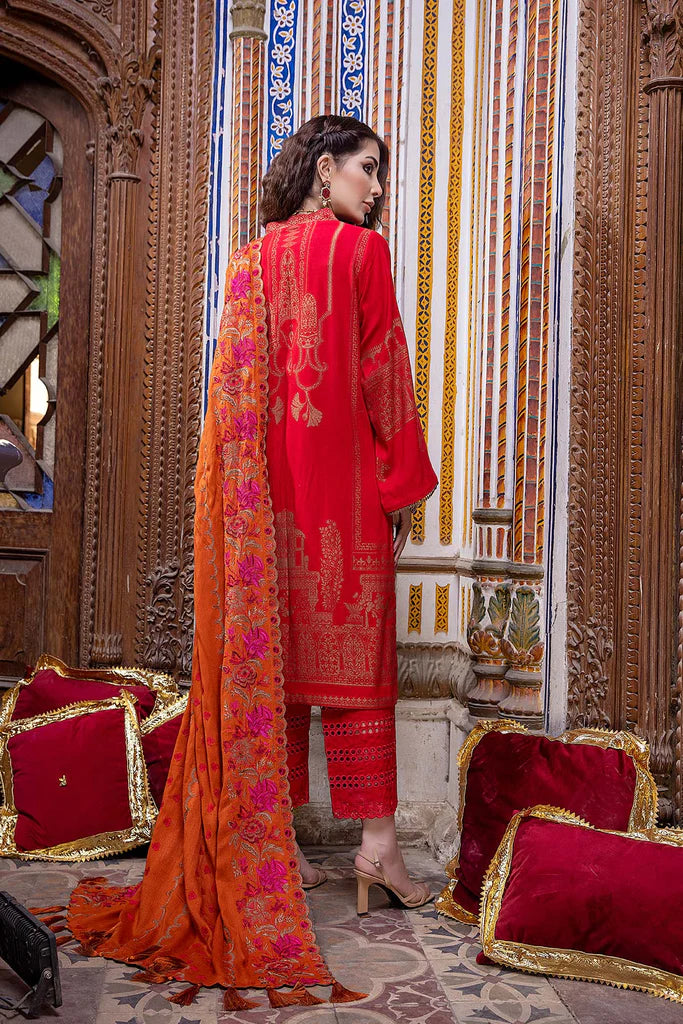 Charizma Signature Unstitched Embroidered Leather Jacquard 3Pc CLJ-13