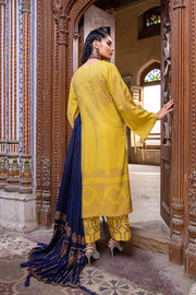 Charizma Signature Unstitched Embroidered Leather Jacquard 3Pc CLJ-14