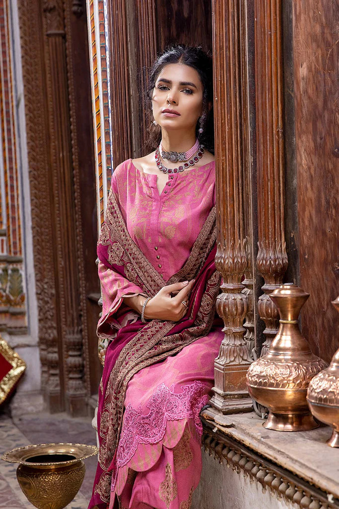 Charizma Signature Unstitched Embroidered Leather Jacquard 3Pc CLJ-17