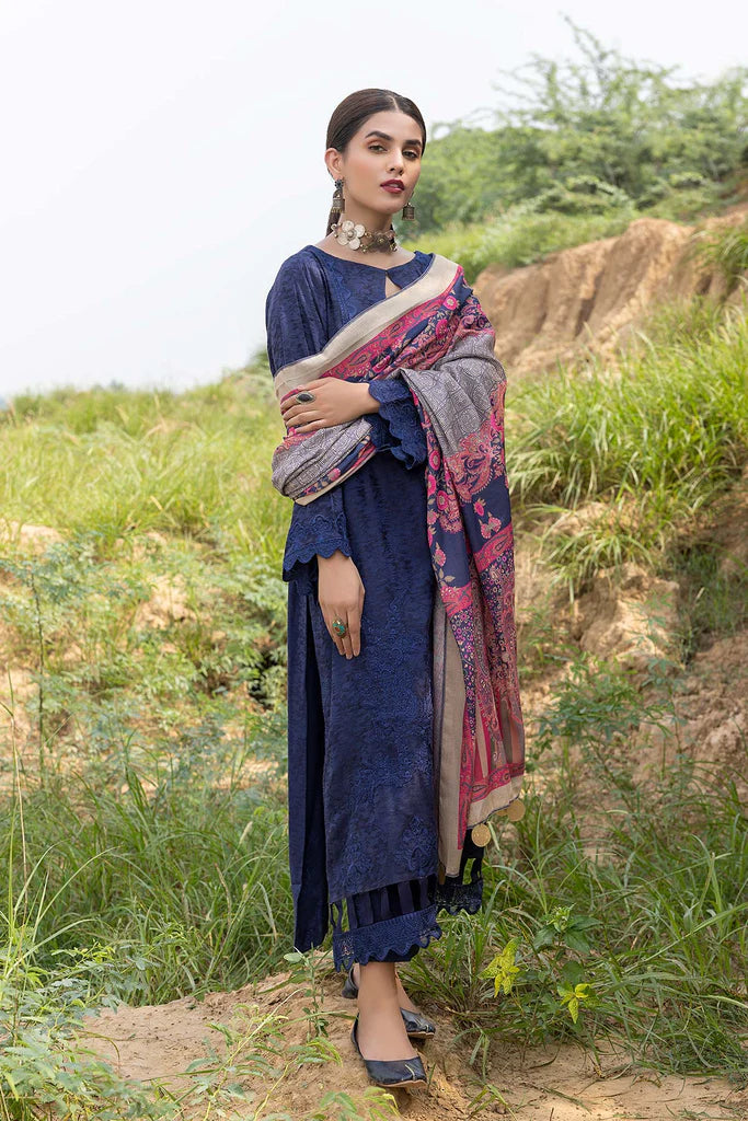 Charizma Unstitched Embroidered Marina Jacquard 3Pc Suit CLJW22-03
