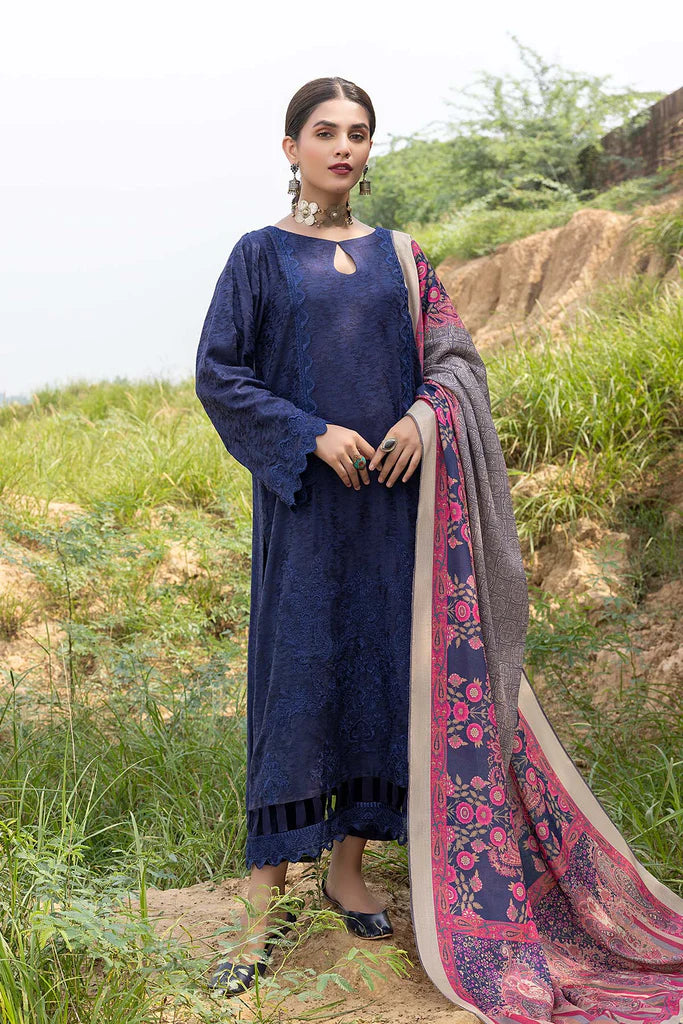 Charizma Unstitched Embroidered Marina Jacquard 3Pc Suit CLJW22-03